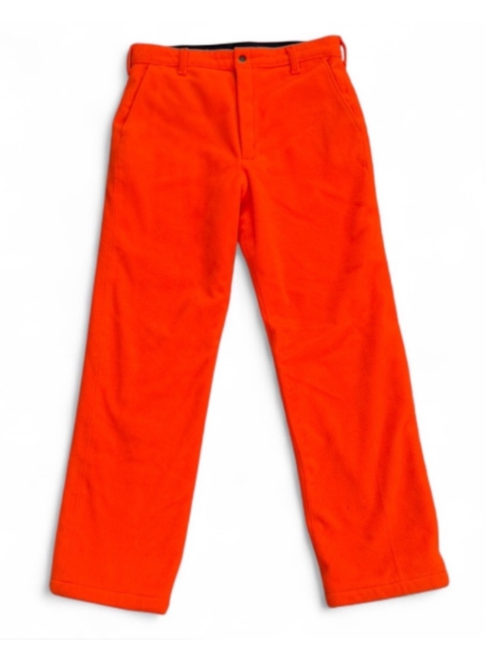 Vintage Made in USA Cabela’s Whitetail Clothing Orange Fleece Hunting Pants